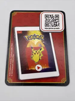 Pokemon Red Sprigatito McDonalds Match Battle QR Code Card 2023 - Image 2