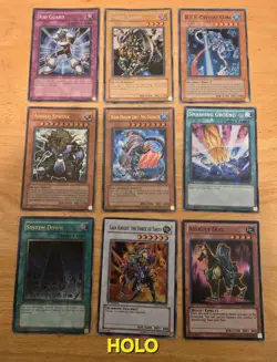 Vintage 1996 YuGiOh Cards Holo Common Mixed Lot of 108 Fair Condition - Image 1