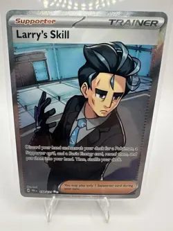 Pokemon Card Larry's Skill 139/131 Prismatic Evolutions Ultra Rare NM - Image 1