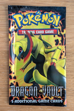 Dragon Vault ~ Booster (No Cards) Pack Wrapper ~ Haxorus Artwork!! - Image 1