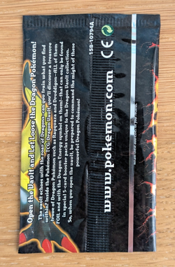 Dragon Vault ~ Booster (No Cards) Pack Wrapper ~ Haxorus Artwork!! - Image 2