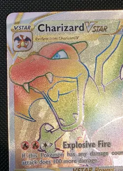 Pokemon Card Charizard VSTAR 174/172 Brilliant Stars Secret Rare Near Mint - Image 2