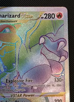 Pokemon Card Charizard VSTAR 174/172 Brilliant Stars Secret Rare Near Mint - Image 5
