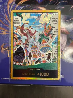 ONE PIECE TCG CARD - Egghead OP14-EB04 Gold Don!! Azure Sea's Seven ENGLISH - Image 1