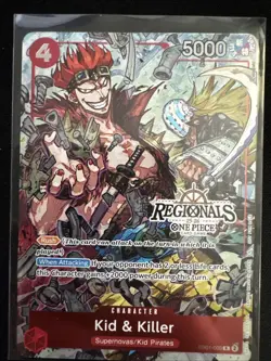 Kid & Killer (CS 25-26 Regionals Textured Chase Promo) EB01-003 One Piece Card - Image 1
