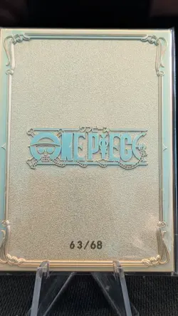 One Piece CCG Vivi Mrs. Clause Serialed Metal Card - Image 2