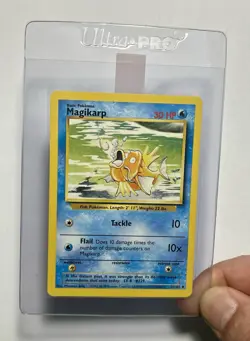 Magikarp 35/102 (MP) Uncommon Base Set Unlimited 1996 WOTC Pokemon Card - Image 3