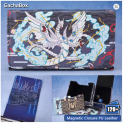 Cyber End Dragon Deck Box Dice Tray 100+ Sleeved Cards YGO TCG MTG - Image 1
