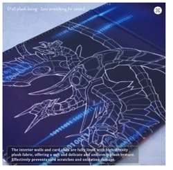 Cyber End Dragon Deck Box Dice Tray 100+ Sleeved Cards YGO TCG MTG - Image 3