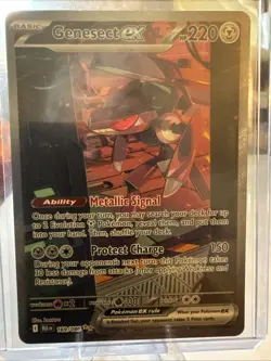 Pokemon TCG Genesect EX S&V Black Bolt 169/086 Special Illustration Rare Card NM - Image 1