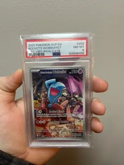 Team Rocket's Wobbuffet 203 Sv: Scarlet & Violet Promo Cards Holo - Image 1