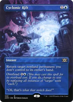 MTG Foil - Cyclonic Rift (Borderless) - 339 / LP / English - Image 1