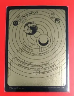 Blood Moon (Foil Etched) (Gold) Secret Lair Drop Foil - Image 1
