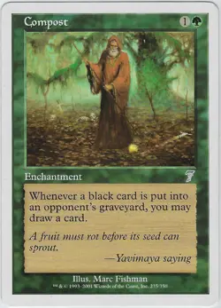 Compost #235 Seventh 7th Edition 2001 MTG Magic Gathering - Image 2