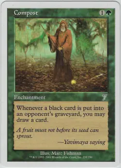Compost #235 Seventh 7th Edition 2001 MTG Magic Gathering - Image 4