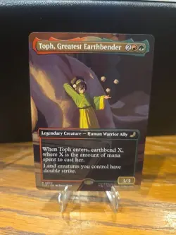MTG Avatar Eternal-Legal: Toph, Greatest Earthbender Borderless (0070) NM - Image 1