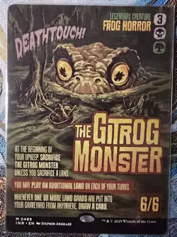 The Gitrog Monster (Showcase Poster) Innistrad Remastered, Regular,MTG, #489 - Image 1