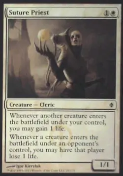 Suture Priest - New Phyrexia: #25, Magic: The Gathering Nm C289 - Image 1