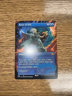 1x Force of Will (Double Masters - Borderless) MTG - Image 1