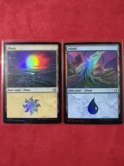Foil Basic Land Pack (5 lands) - Lorwyn Eclipsed ECL MTG Magic The Gathering - Image 2