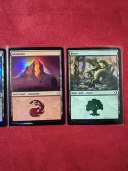 Foil Basic Land Pack (5 lands) - Lorwyn Eclipsed ECL MTG Magic The Gathering - Image 4