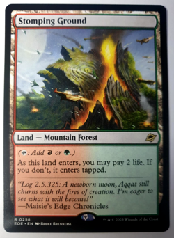 MTG Edge of Eternities - Stomping Ground - Rare - 0258 NM - Image 1