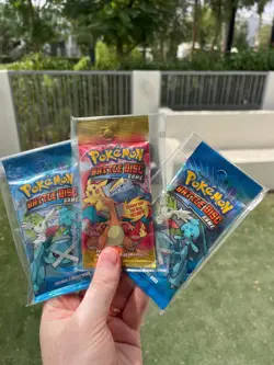 3x Stocking filler 2011 Sealed Pokemon Booster Pack - Battle Disc Game Charizard - Image 1