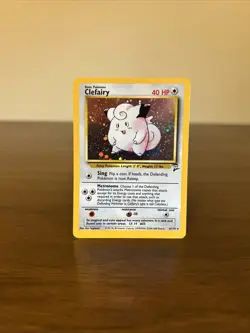 Pokemon TCG Clefairy #6/130 Holo Rare Unlimited Edition Base Set 2 - Image 4