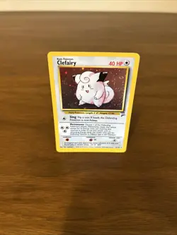 Pokemon TCG Clefairy #6/130 Holo Rare Unlimited Edition Base Set 2 - Image 5