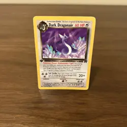 Dark Dragonair - 1st Edition - 33/82 Team Rocket - Pokemon TCG - 2000 - Image 1