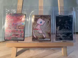 Pokemon TCG 151 UPC Promo Set Mew 053, Mewtwo 052, Metal Mew 205 New Sealed - Image 1