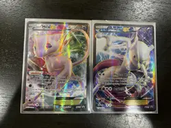 Pokemon Mewtwo EX #125 EX Holo Ultra Rare And Mew EX - XY126 - XY Promos (PR) - Image 1