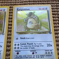 Pokemon TCG Kangaskhan Jungle 5/64 Holo Unlimited Holo Rare (2 Cards) - Image 3