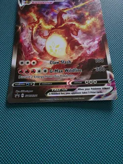 Charizard VMAX Holo SWSH261 SWSH: Sword & Shield Full Art Promo Pokemon Card - Image 3