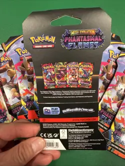 10 Sleeved Pokemon TCG Phantasmal Flames Booster Packs! In Hand Fast Shipping!! - Image 3