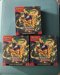 3 - Pokemon TCG: Crown Zenith Booster Bundle (6 Booster Packs) Sealed - Image 1