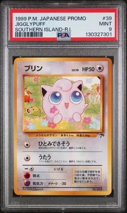Jigglypuff 39 Southern Island-r.i. Promo Southern Islands Pokemon Japanese PSA 9 - Image 1
