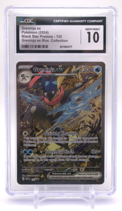 FREE SHIPPING CGC 10! Pokemon | Greninja ex #132 - BLACK STAR PROMO! - S&V Promo - Image 1