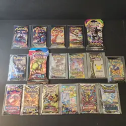 Complete Sword & Shield 17 Booster Packs Collection 1 Of Every Pokemon All Sets - Image 2