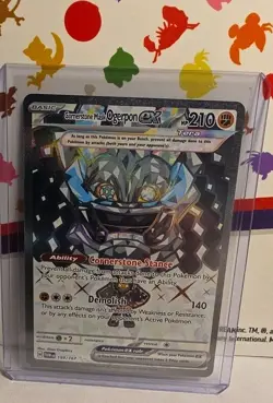 Pokemon Cornerstone Mask Ogerpon ex 199/167 Twilight Masquerade Ultra Rare NM - Image 1