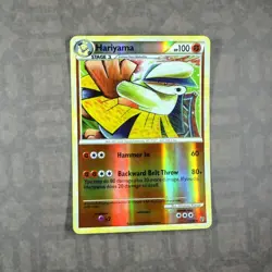 Pokemon TCG Hariyama 14/90 Undaunted (UD) Reverse Holo Rare HGSS 2010 LP - Image 2