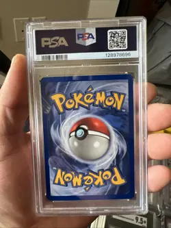 Pokemon TCG Machamp Holo 1st Edition Base Set #8/102 Holo Rare PSA 7 NM 1999 - Image 2