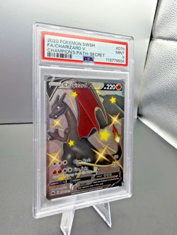 2020 Pokemon SWSH Charizard V Full Art FA PSA 9 Mint - Image 2