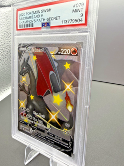 2020 Pokemon SWSH Charizard V Full Art FA PSA 9 Mint - Image 3