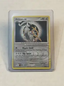 Pokemon TCG Arceus AR5 Platinum Arceus Holo Rare 2009 LP - Image 1