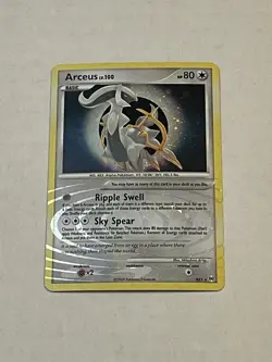 Pokemon TCG Arceus AR5 Platinum Arceus Holo Rare 2009 LP - Image 3
