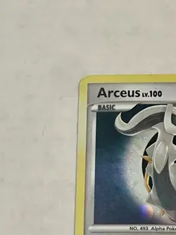 Pokemon TCG Arceus AR5 Platinum Arceus Holo Rare 2009 LP - Image 4