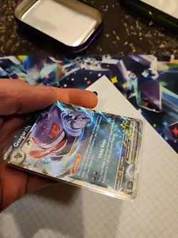 Pokemon 2024 SV Temporal Forces TEF en #104/162 Gengar EX Double Rare Holo - Image 5