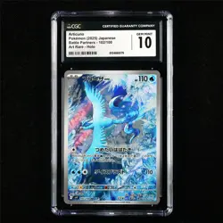 CGC 10 GEM MINT 2025 Pokemon JPN Articuno 102/100 AR - Image 1