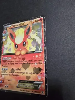 2016 Pokemon XY Generations Flareon EX #RC6/RC32 Nm/M - Image 3